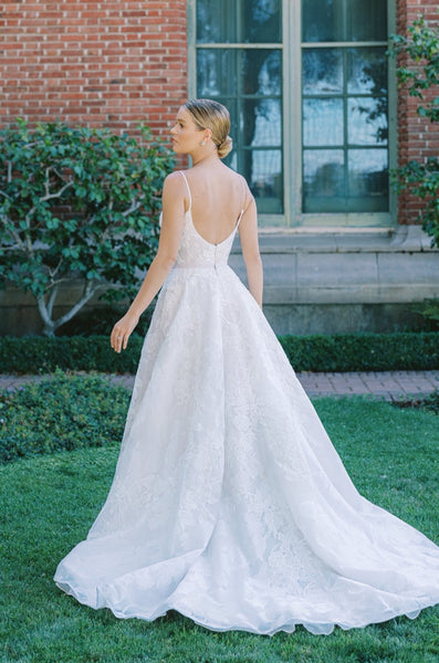 Valerie Midi Length and Overskirt Wedding Dress by Anne Barge 